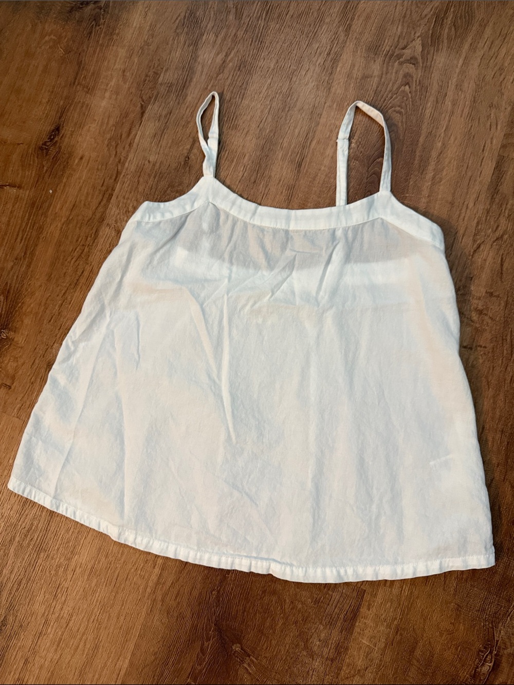 Pact White Women's Cotton Cami Tank